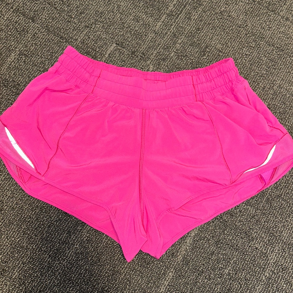 Sonic Pink- Hotty Hot Low-Rise Lined Short 2.5"